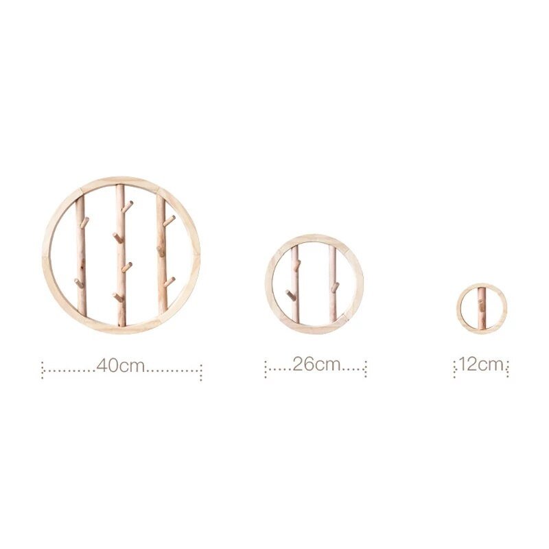 Patère Ronde <br> Style Scandinave