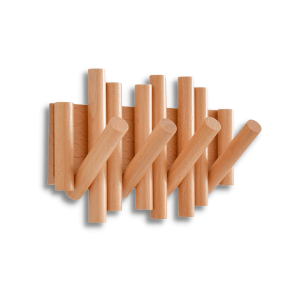 Porte manteau retractable