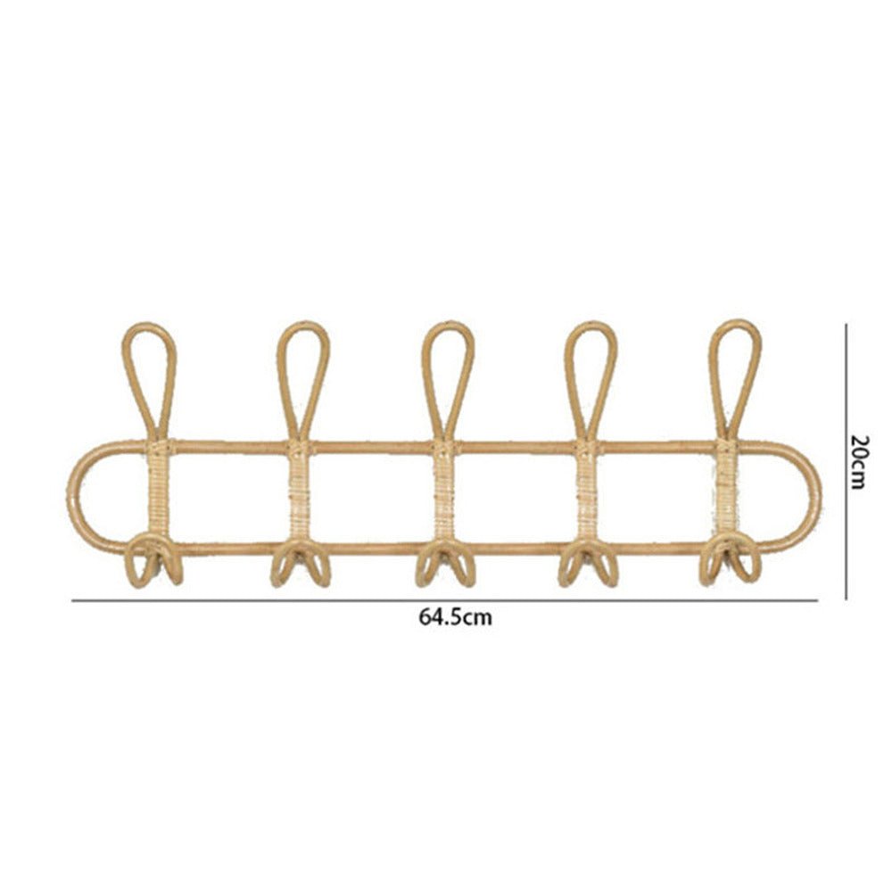 patere rotin 5 crochets (dimension) 