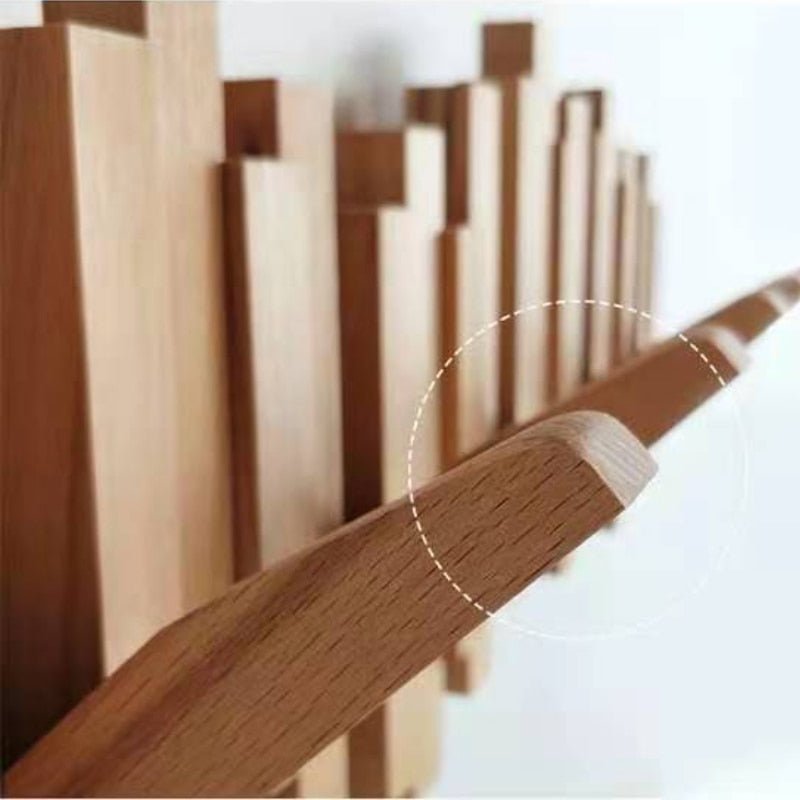 Patère Bois Massif Design