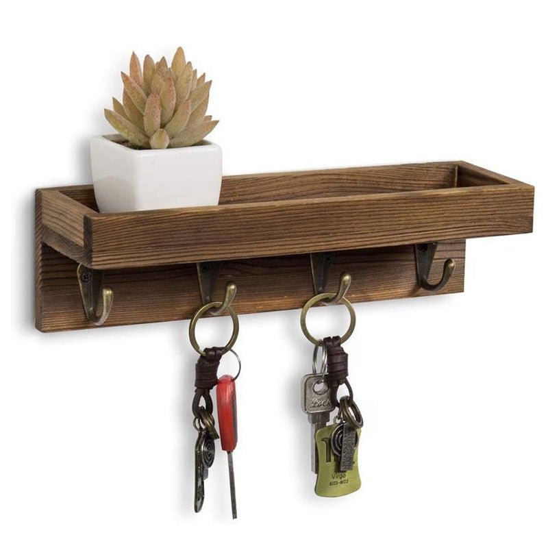 Etagère Porte Manteau Mural Retro