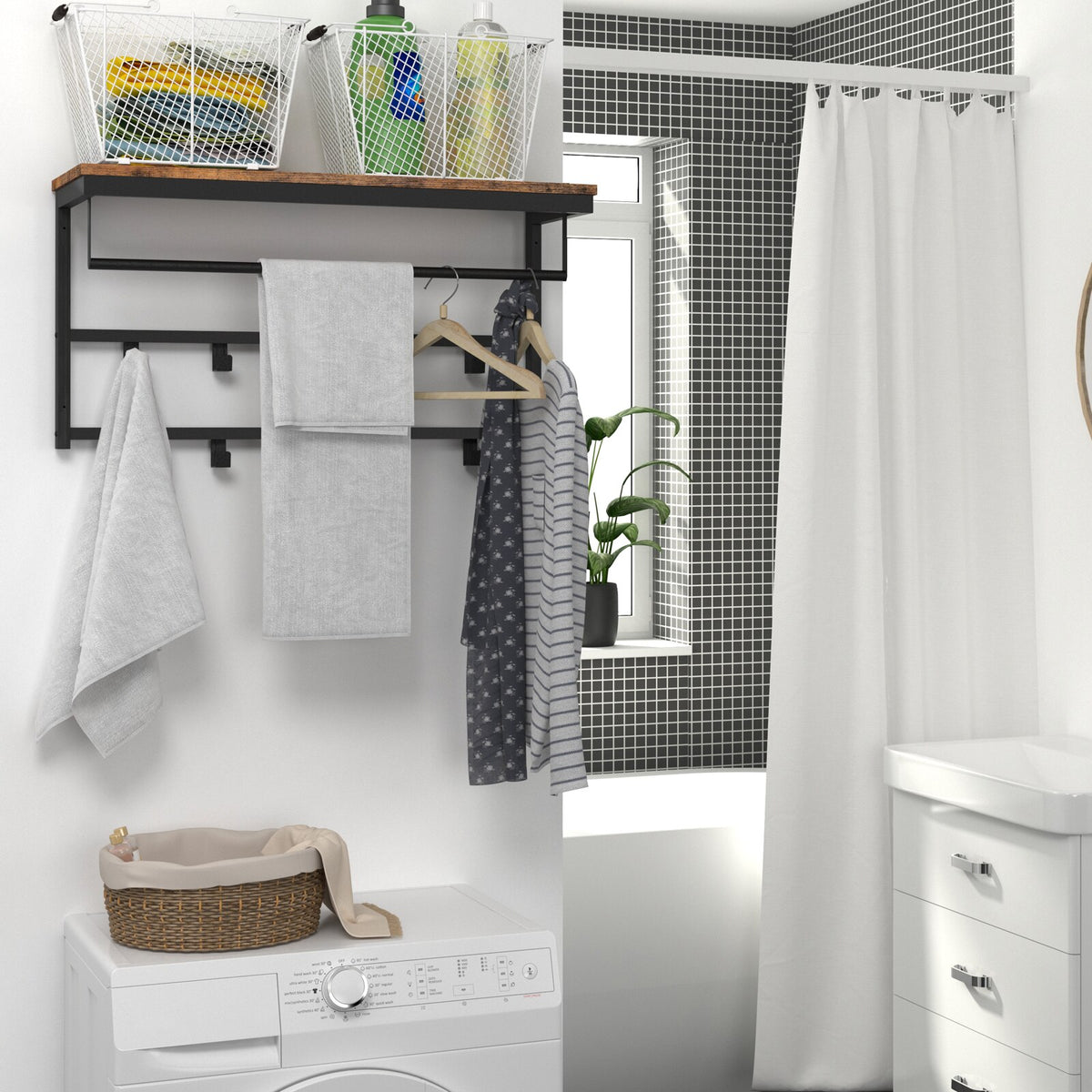 Etagère Patère Métal