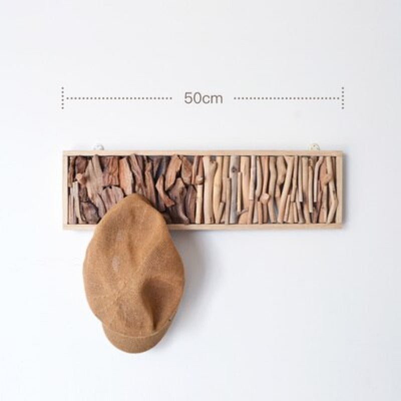 Porte Manteau en Bois Flotté <br> Le Tableau Mural
