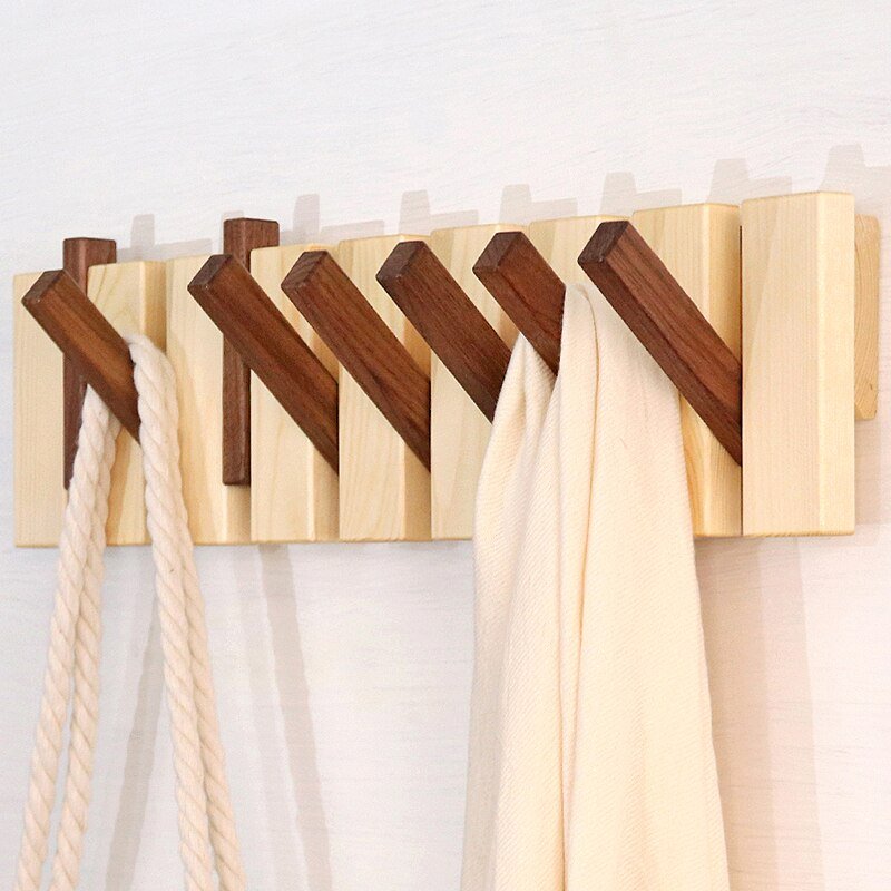 Patère Porte Manteau Mural Bois 