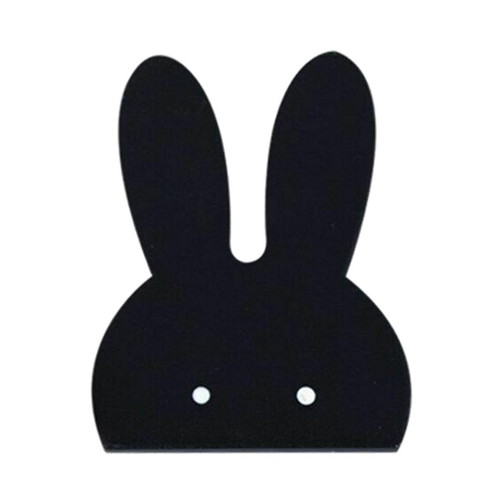 Patère Tête de Lapin Noir