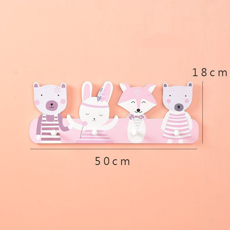 Porte Manteau Mural <br> Animaux Sympa