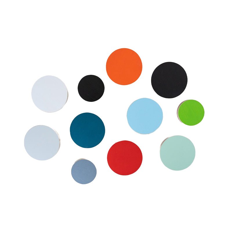 patère ronde colorée (à coller)