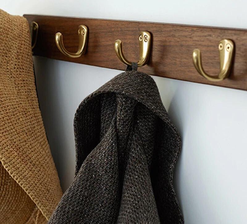 patère murale laiton 