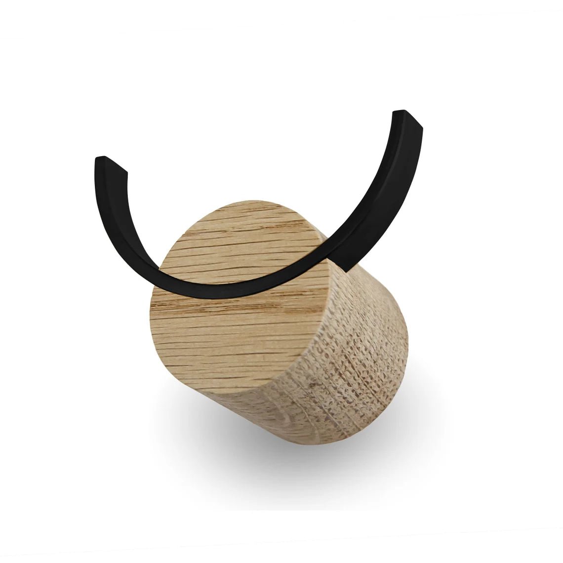 patere tete de cerf marron 