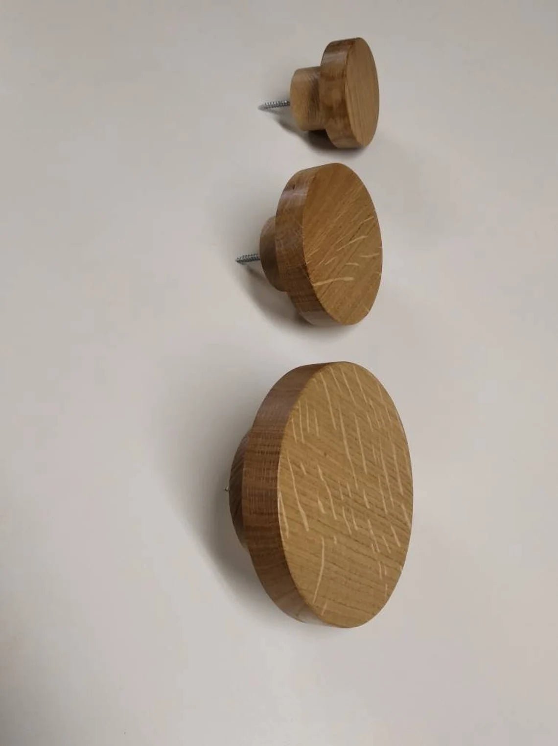 Patères Murales Rondes <br> Lot de 3